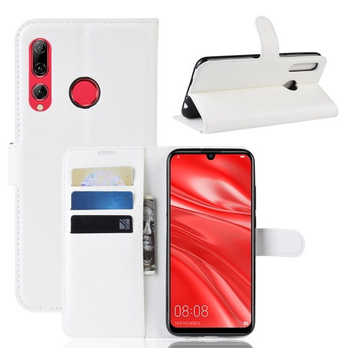 

Litchi Texture Horizontal Flip Leather Case for Huawei Honor 10i, with Wallet & Holder & Card Slots (White)