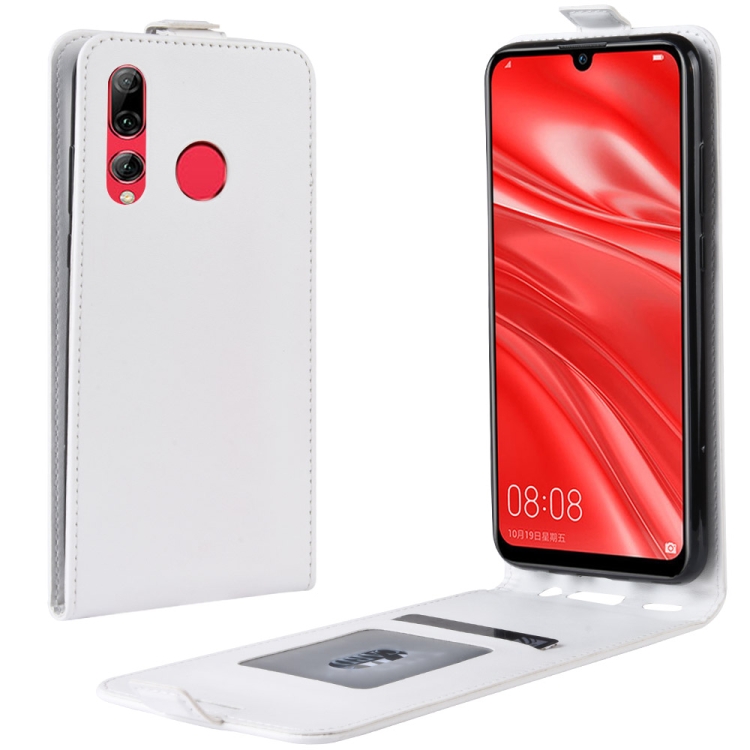 

R64 Texture Vertical Flip Leather Case for Huawei Honor 10i , with Card Slots & Photo Frame (White)