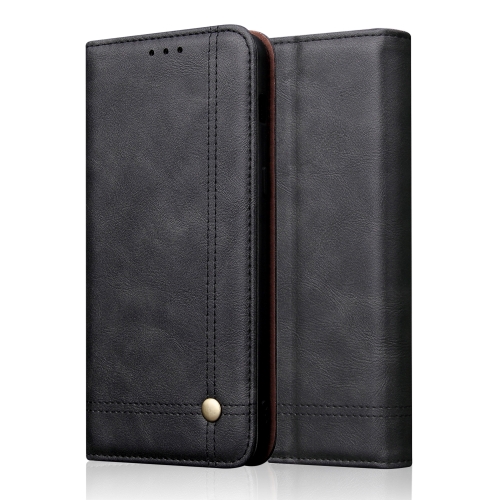 

Casual Style Retro Crazy Horse Texture Horizontal Flip Leather Case for Huawei P30 Pro, with Card Slots & Holder & Wallet (Black)