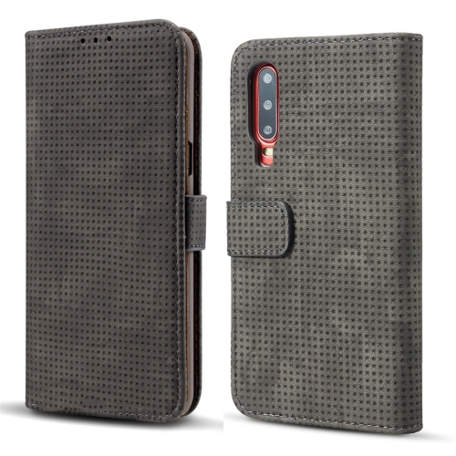 

Mesh Breathable Horizontal Flip Leather Case for Huawei P30, with Card Slot & Holder & Wallet & Photo Frame (Black)