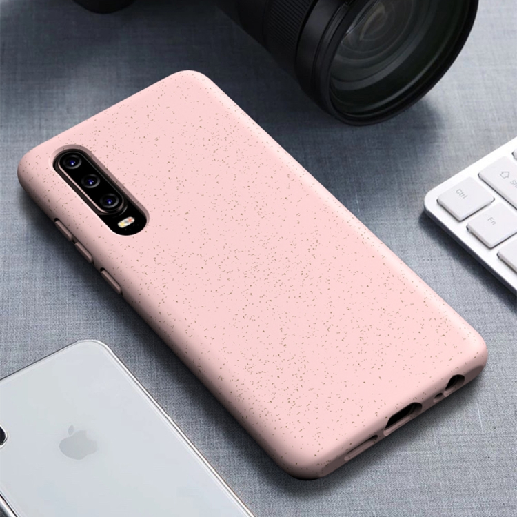 

Starry Series Shockproof Straw Material + TPU Protective Case for Huawei P30(Pink)