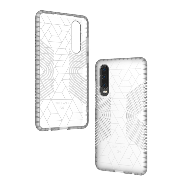 

Anti-slip Frosted Transparent Full Coverage Case for Huawei P30 (White)