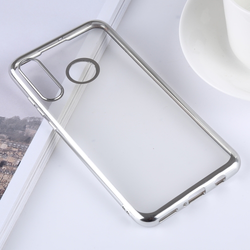 

Ultra-thin Electroplating Soft TPU Protective Back Cover Case for Huawei P30 Lite (Silver)