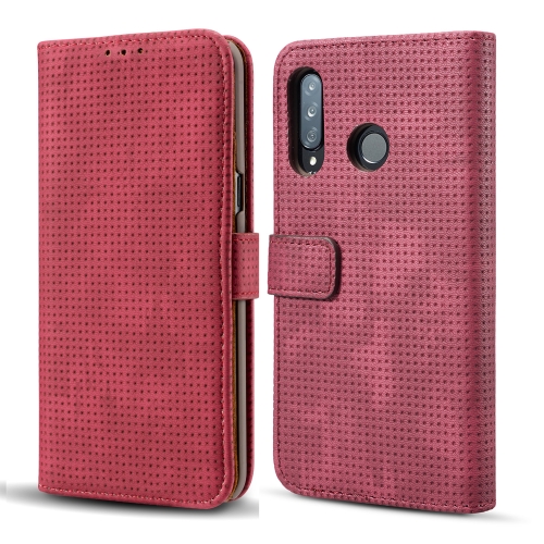 

Horizontal Flip Leather Case for Huawei P30 Lite, with Holder & Card Slots & Wallet (Red)