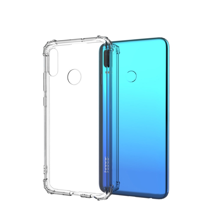 

Shockproof Transparent TPU Soft Case for Huawei P Smart (2019) (Transparent)