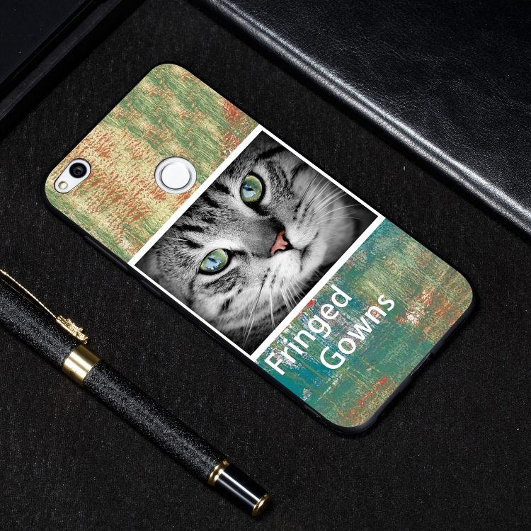 

Cat Painted Pattern Soft TPU Case for Huawei P8 Lite (2017)