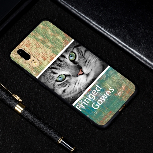 

Cat Painted Pattern Soft TPU Case for Huawei P20