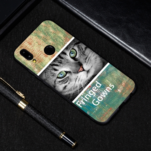 

Cat Painted Pattern Soft TPU Case for Huawei P20 Lite