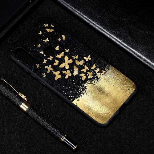 

Gold Butterfly Painted Pattern Soft TPU Case for Huawei Y6 (2019)