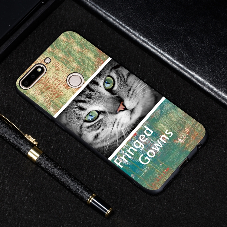 

Cat Painted Pattern Soft TPU Case for Huawei Y7 (2018)