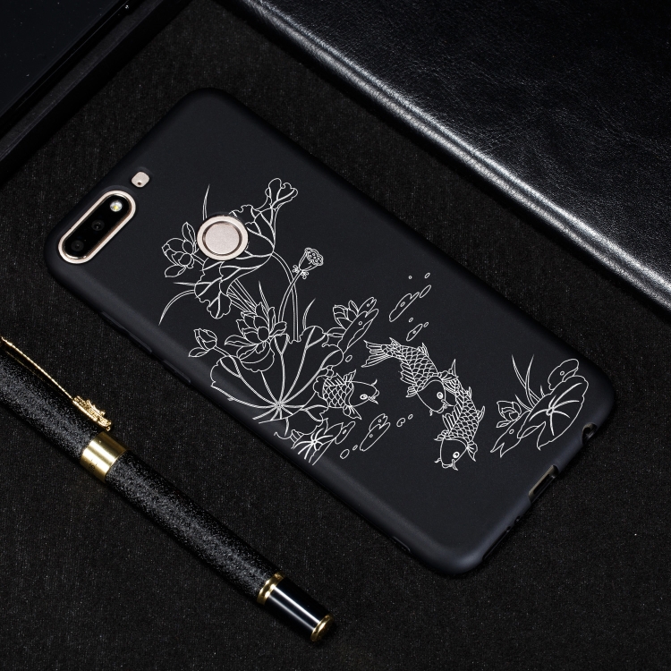 

Lotus Pond Painted Pattern Soft TPU Case for Huawei Y7 (2018)