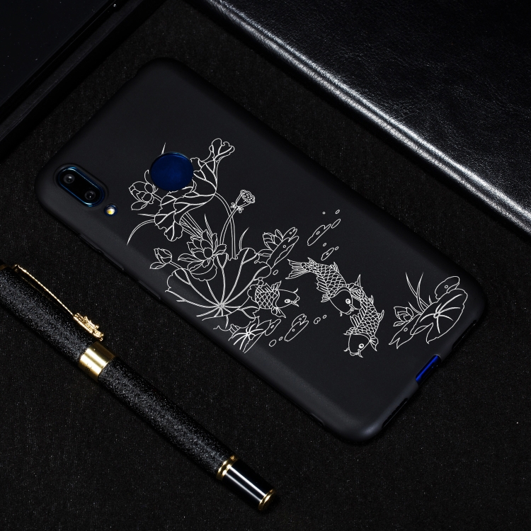 

Lotus Pond Painted Pattern Soft TPU Case for Huawei Y7 (2019)