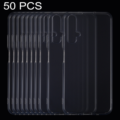 

50 PCS 0.75mm Ultrathin Transparent TPU Soft Protective Case for Huawei Honor 20
