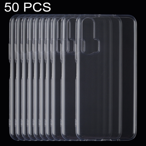 

50 PCS 0.75mm Ultrathin Transparent TPU Soft Protective Case for Huawei Honor 20 Pro