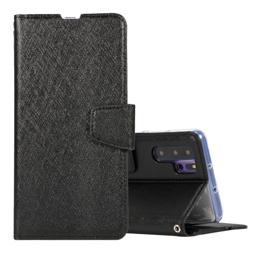 

Silk Texture Horizontal Flip Leather Case for Huawei P30 Pro, with Holder & Card Slots & Wallet & Photo Frame (Black)