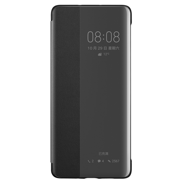 

Original Huawei Intelligent PU Horizontal Flip Protective Case for Huawei P30 Pro, with Smart View Window & Sleep Wake-up Function (Black)