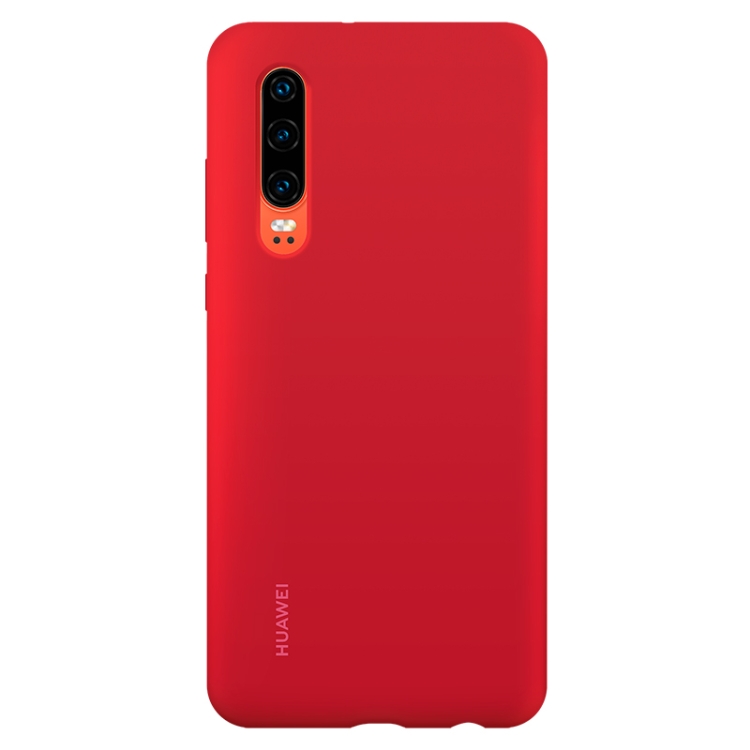 

Original Huawei Shockproof Silica Gel Protective Case for Huawei P30 (Red)