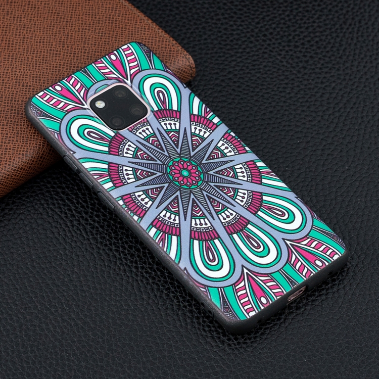 

Stramonium Pattern Stereo Relief Soft TPU Protective Case for Huawei Mate 20 Pro
