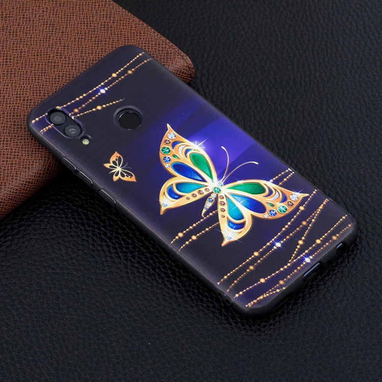 

Big Butterfly Pattern Stereo Relief Soft TPU Protective Case for Huawei P Smart (2019) / Honor 10 Lite