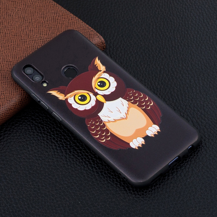 

Big Owl Pattern Stereo Relief Soft TPU Protective Case for Huawei P Smart (2019) / Honor 10 Lite