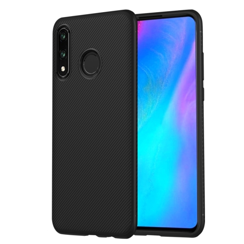 

lenuo Leshen Series Stripe Texture TPU Case for Huawei P30 Lite (Black)