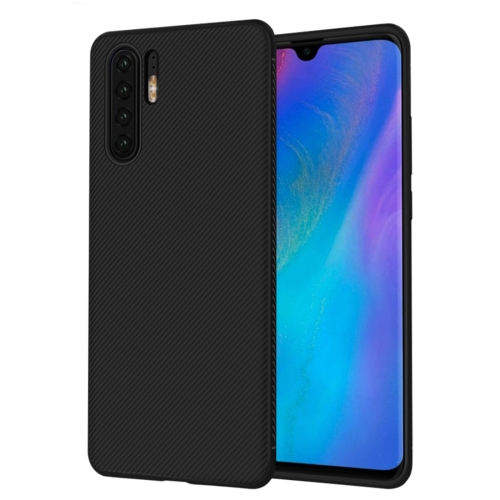 

lenuo Leshen Series Stripe Texture TPU Case for Huawei P30 Pro (Black)