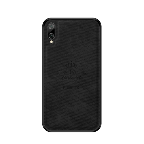 

PINWUYO Shockproof Waterproof Full Coverage PC + TPU + Skin Protective Case for Huawei Enjoy 9 / Y7 2019 / Y7 Pro 2019 (Black)