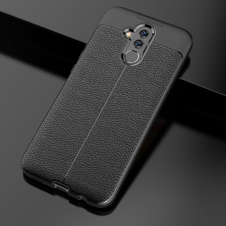

Litchi Texture TPU Shockproof Case for Huawei Mate 20 Lite (Black)
