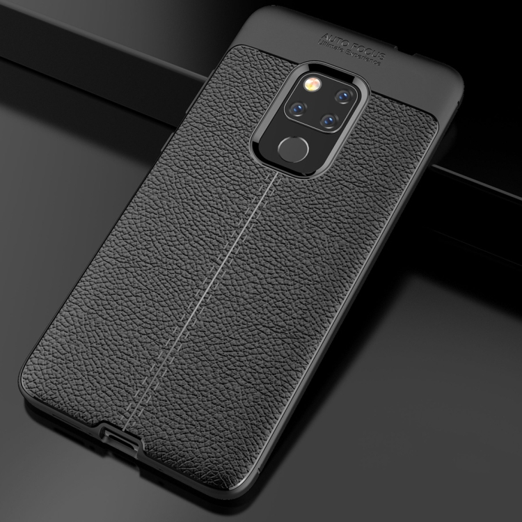 

Litchi Texture TPU Shockproof Case for Huawei Mate 20 (Black)