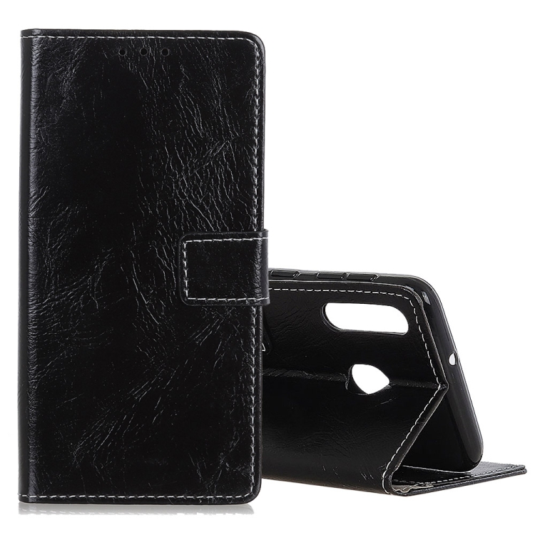 

Retro Crazy Horse Texture Horizontal Flip Leather Case for Huawei P Smart+ 2019 / Honor 10i, with Holder & Card Slots & Photo Frame(Black)