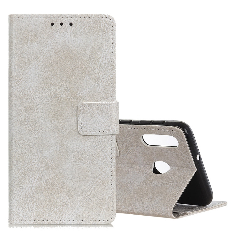 

Retro Crazy Horse Texture Horizontal Flip Leather Case for Huawei P Smart+ 2019 / Honor 10i, with Holder & Card Slots & Photo Frame(White)