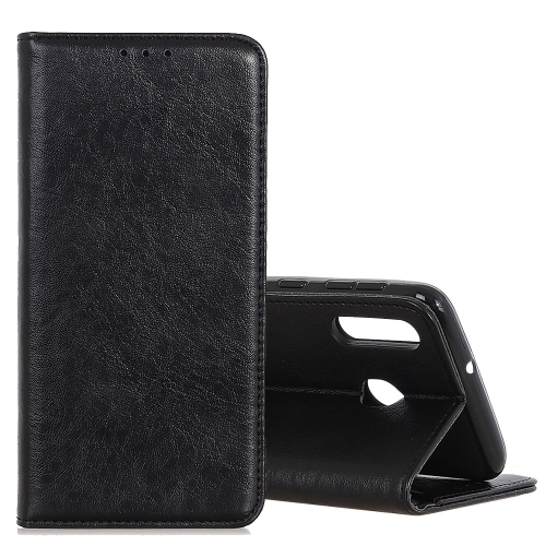 

Magnetic Crazy Horse Texture Horizontal Flip Leather Case for Huawei P Smart+ 2019, with Holder & Card Slots & Wallet (Black)