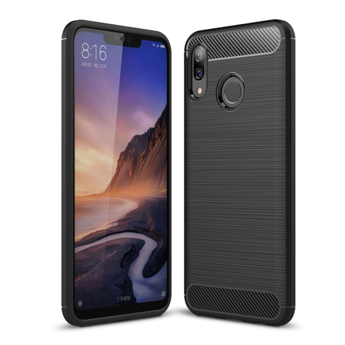 

Brushed Texture Carbon Fiber Shockproof TPU Case for Huawei Nova 3 (Black)