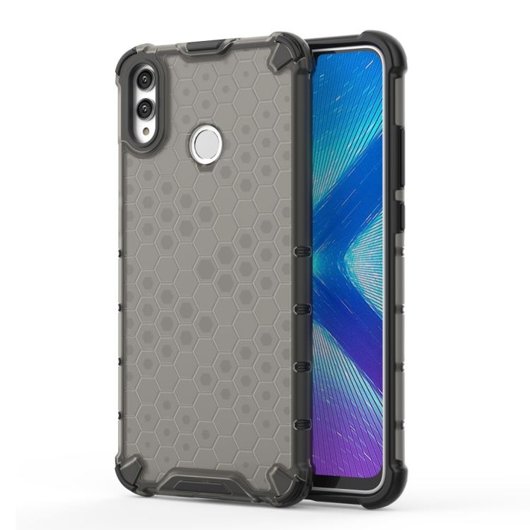 

Shockproof Honeycomb PC + TPU Case for Huawei Honor 8X(Black)