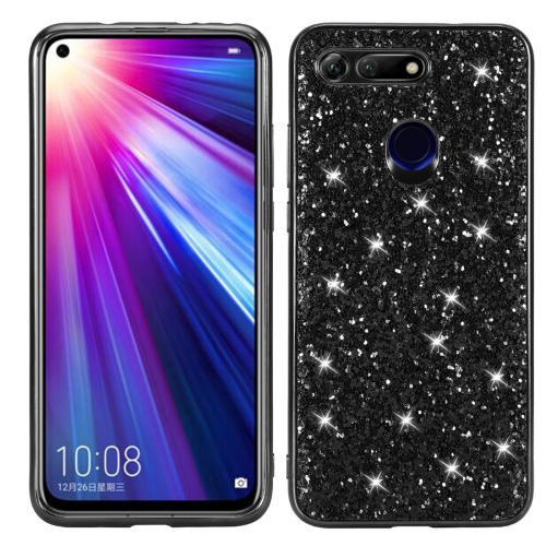 

Glitter Powder Shockproof TPU Case for Huawei Honor View 20 (Black)