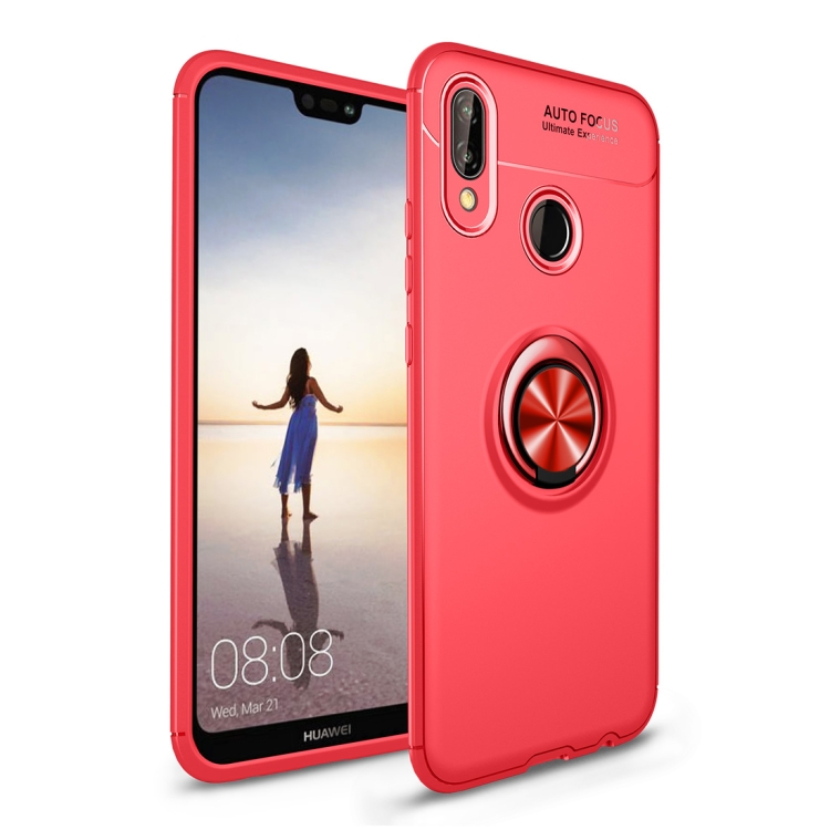 

lenuo Shockproof TPU Case for Huawei P20 Lite, with Invisible Holder