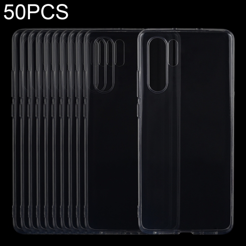 

50 PCS 0.75mm Ultrathin Transparent TPU Soft Protective Case for Huawei P30 Pro