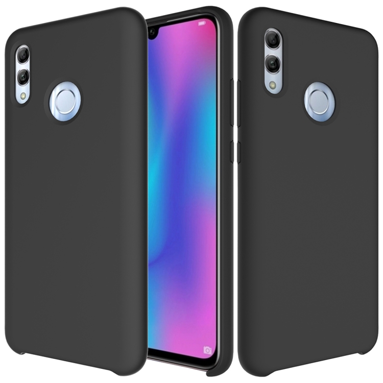 

Solid Color Liquid Silicone Dropproof Protective Case for Huawei Honor 10 Lite (Black)