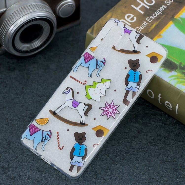 

Puppet Toys Pattern Transparent TPU Protective Case for Huawei P30 Pro