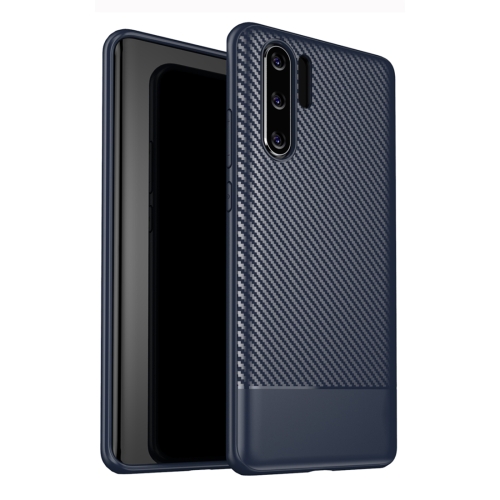 

Lewei Series Carbon Fiber Texture TPU Protective Case for Huawei P30 Pro (Blue)