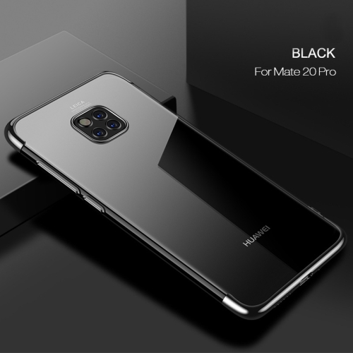 

CAFELE Ultra-thin Electroplating Soft TPU Case for Huawei Mate 20 Pro (Black)