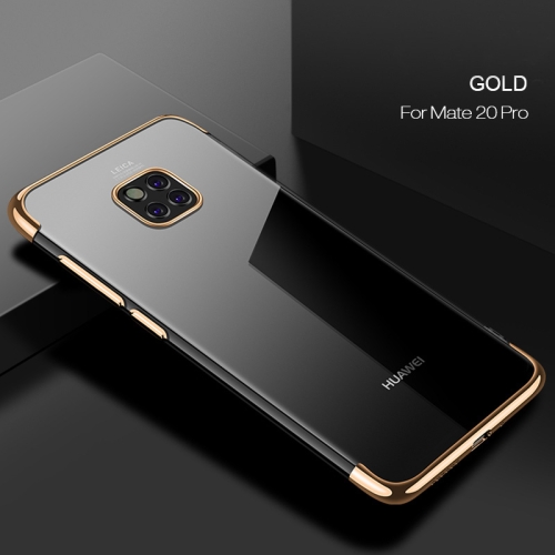 

CAFELE Ultra-thin Electroplating Soft TPU Case for Huawei Mate 20 Pro (Gold)