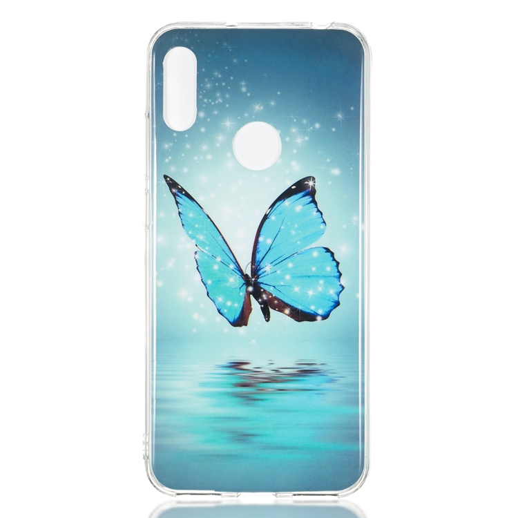 

Butterfly Pattern Noctilucent TPU Soft Case for Huawei Y6 Pro(2019)