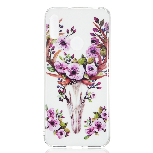 

Sika Deer Pattern Noctilucent TPU Soft Case for Huawei Y6 Pro(2019)