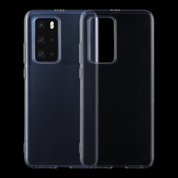 

For Huawei P40 0.75mm Ultrathin Transparent TPU Soft Protective Case