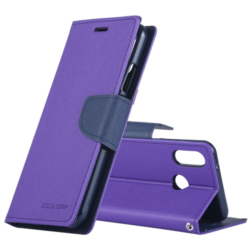 

MERCURY GOOSPERY FANCY DIARY Horizontal Flip PU Leather Case for Huawei P20 Lite, with Holder & Card Slots & Wallet(Purple)