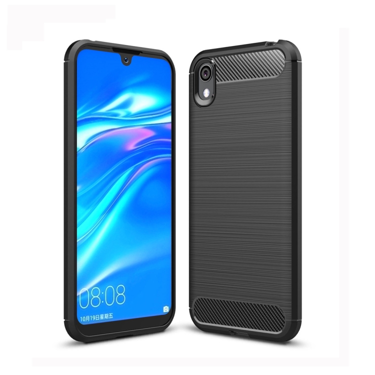 

Brushed Texture Carbon Fiber TPU Case for Huawei Honor 8S (Black)
