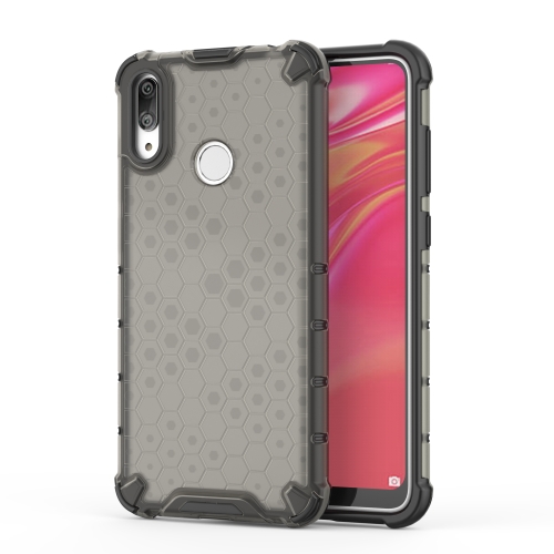 

Honeycomb Shockproof PC + TPU Case for Huawei Y7(2019) (Black)