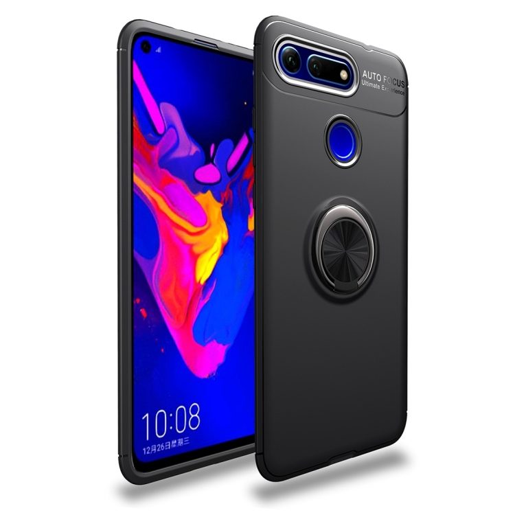 

lenuo Shockproof TPU Case for Huawei Honor View 20, with Invisible Holder (Black)