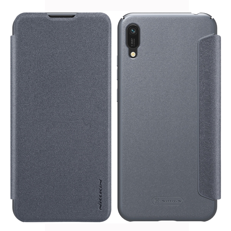 

NILLKIN Frosted Texture Horizontal Flip Leather Case for Huawei Y6 Pro (2019) (Grey)